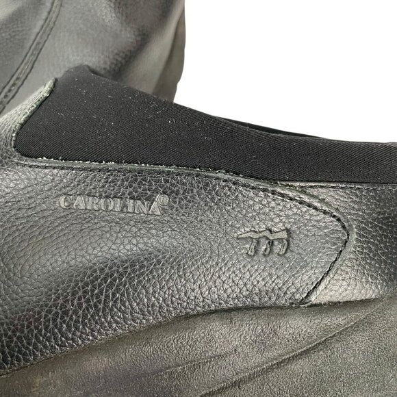 Carolina Slip Resisant Black Leather ESD Steel Toe Slip-On Work Shoes Womens 8.5 - Picture 10 of 13